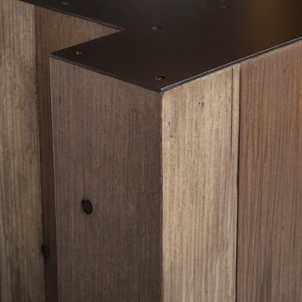 Wooden Letter I Side Table, Alphabet Side Table
