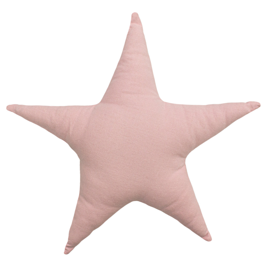 PRINTED STAR CUSHION MONO/PINK