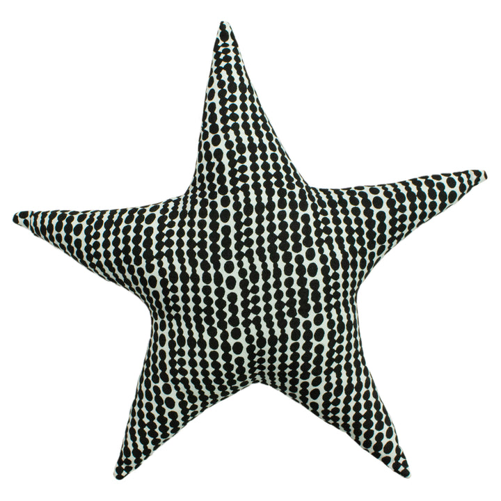 PRINTED STAR CUSHION MONO/PINK