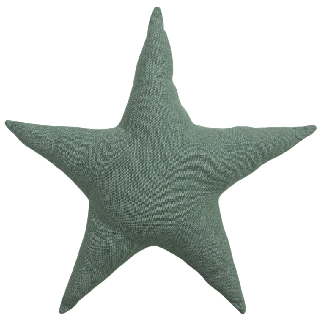 PRINTED STAR CUSHION MUST/GREY