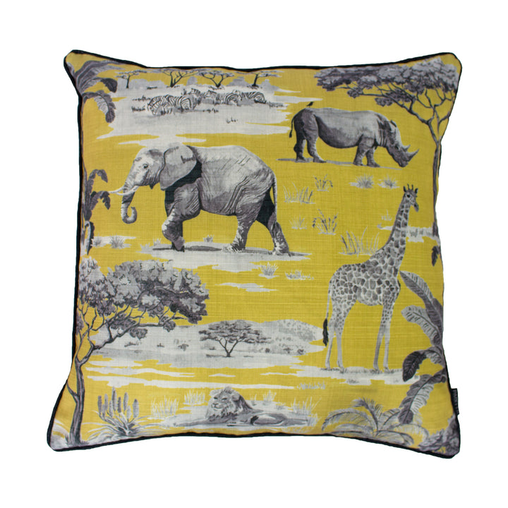 SAFARI 55X55 CUSHION CASE OCHRE