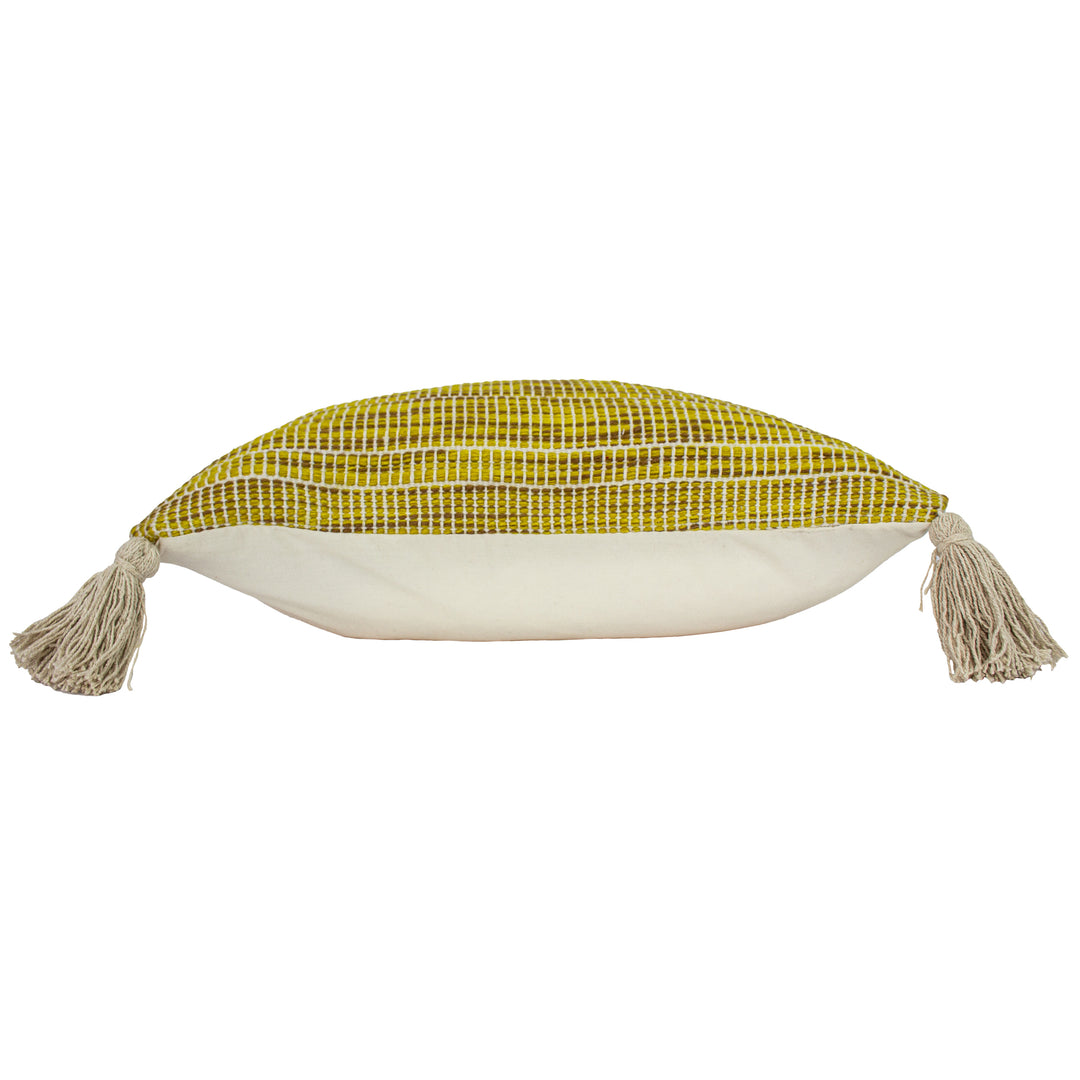 SHILO 50X50 CUSHION CASE OCHRE GREE