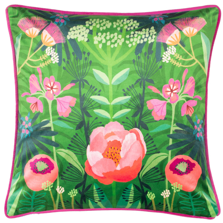 KM SPRING BLOOMS 43X43 PIPED CCASE