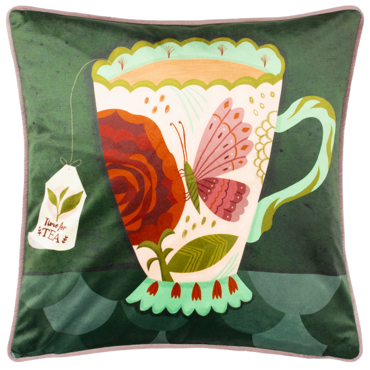 KM TIME FOR TEA 43X43 PIPED C/CASE