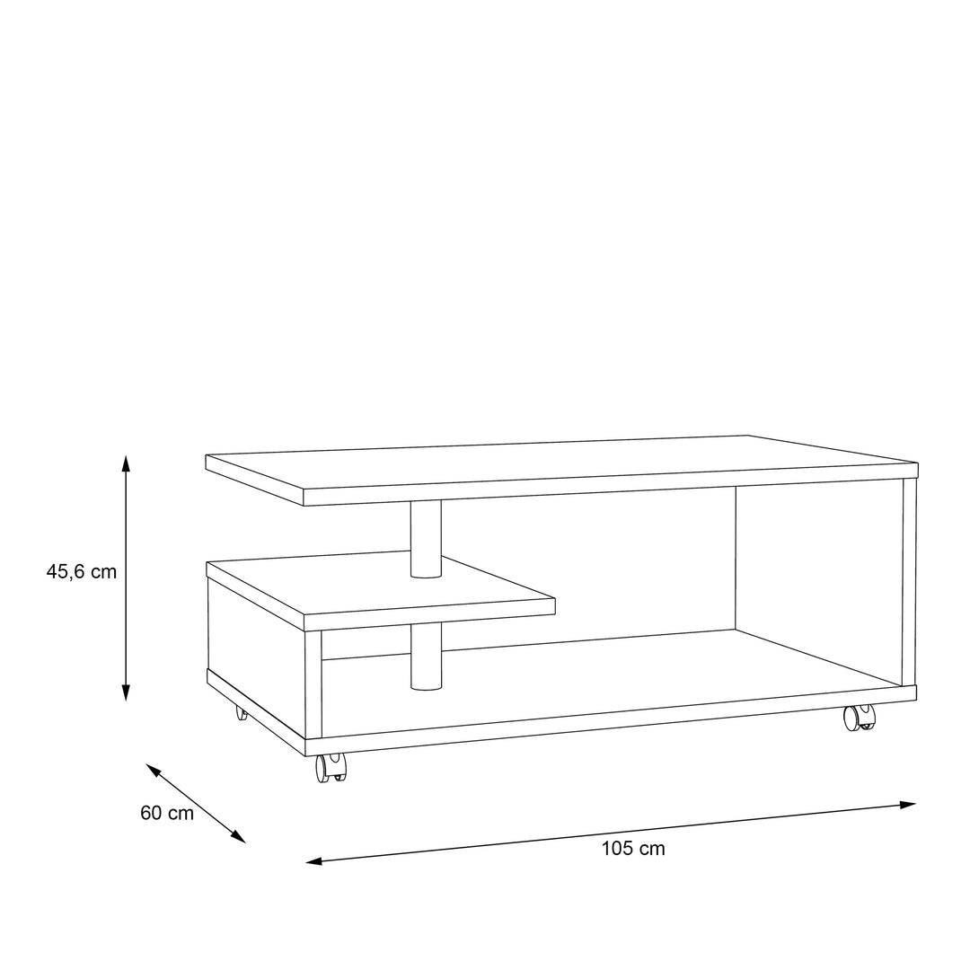 Bailey Coffee Table in Sonoma Oak