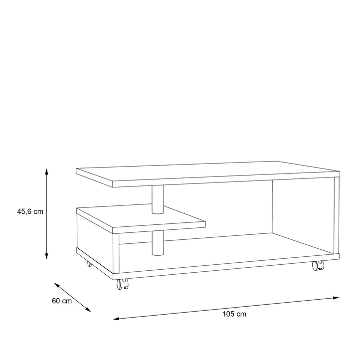 Bailey Coffee Table in Sonoma Oak