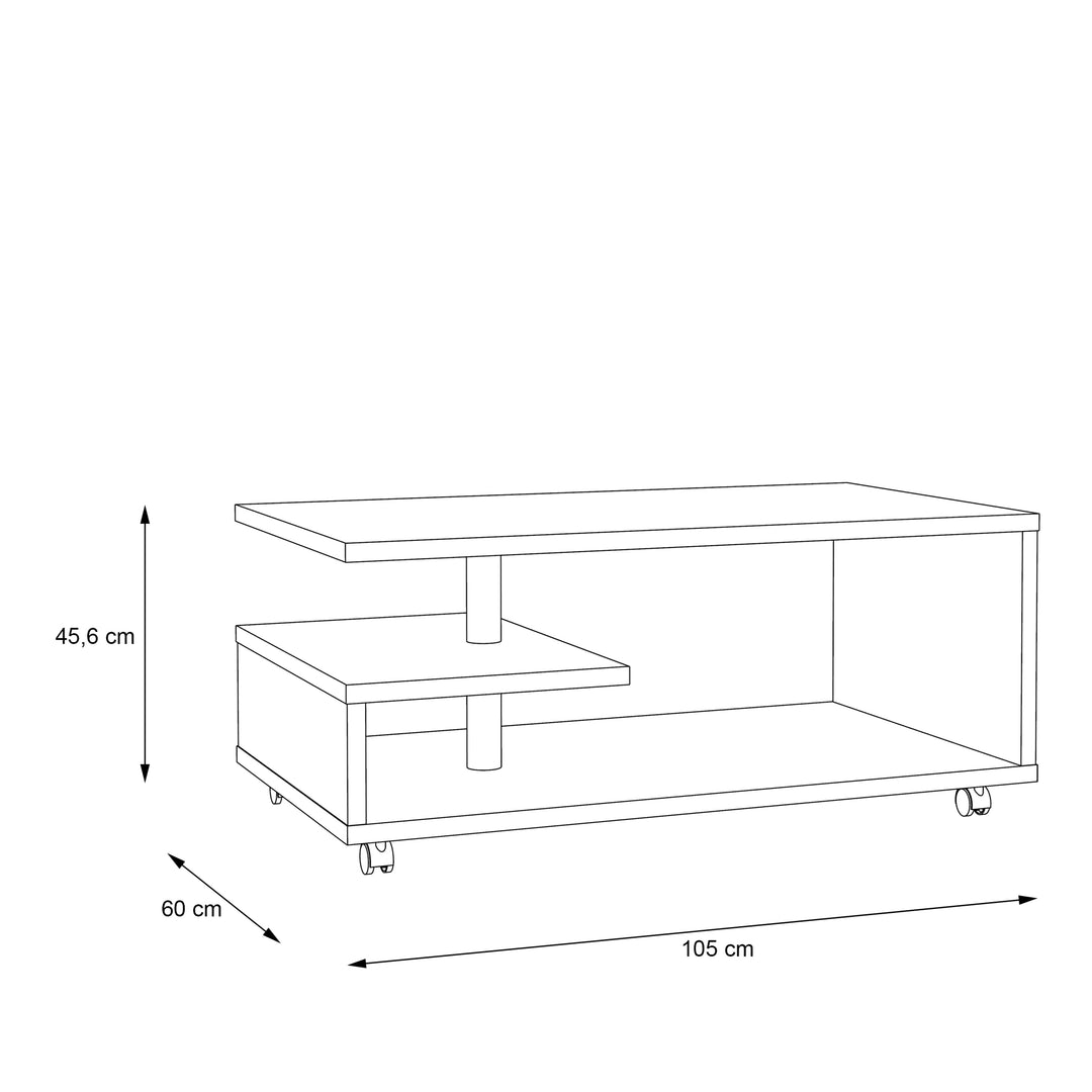 Bailey Coffee Table in Sand Oak