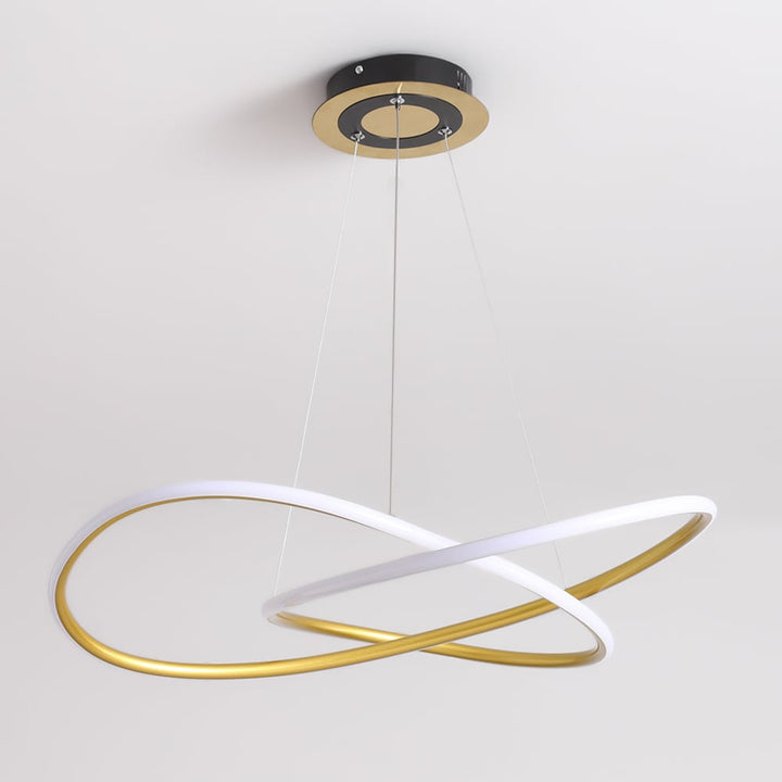 Gold Circle Pendant Light LED Ceiling Light