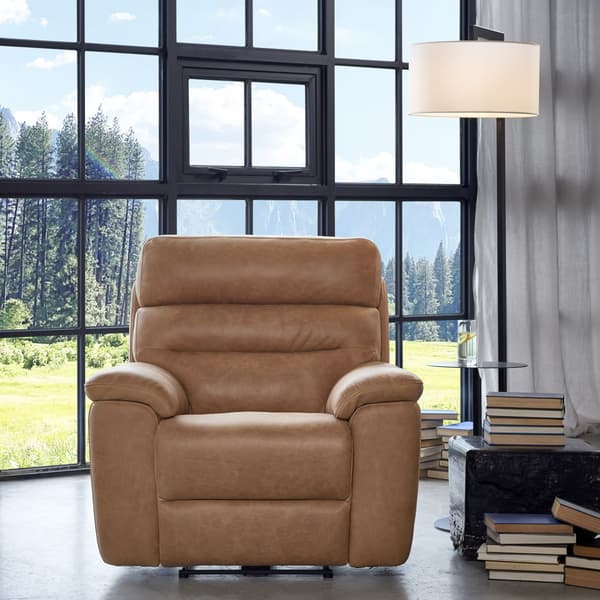 Rain Reclining Chair, Power Recliner Chair, Bronze/Brown - Andrew Martin