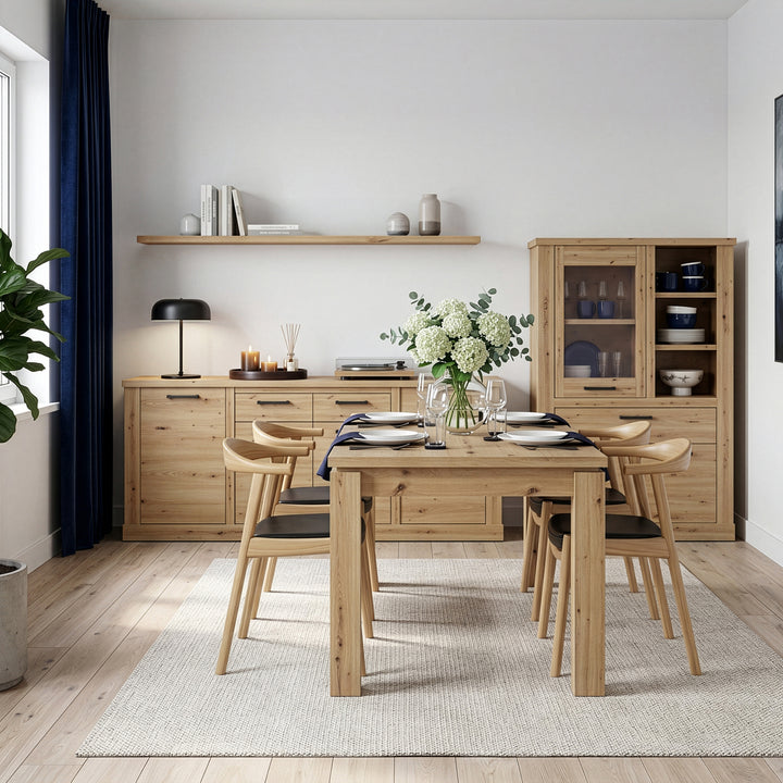 Corona Display Cabinet in Artisan Oak