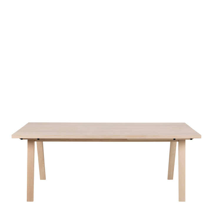 A-Line Extendable Dining Table in White Oak 200/286 x 74.6 x 95cm