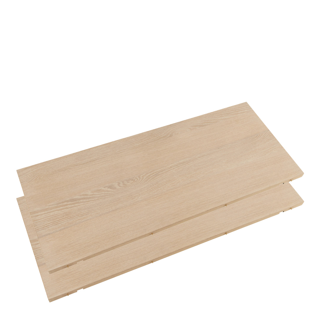 A-Line Round Extendable Dining Table in White Oak 120/220 x 120 x 75cm