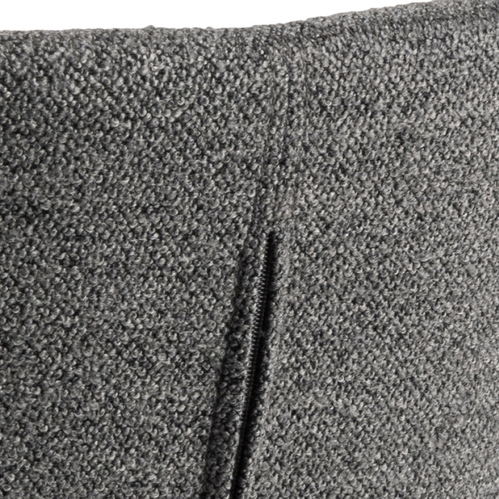 Batilda Swivel Dining Chairs in Grey Fabic Set of 2