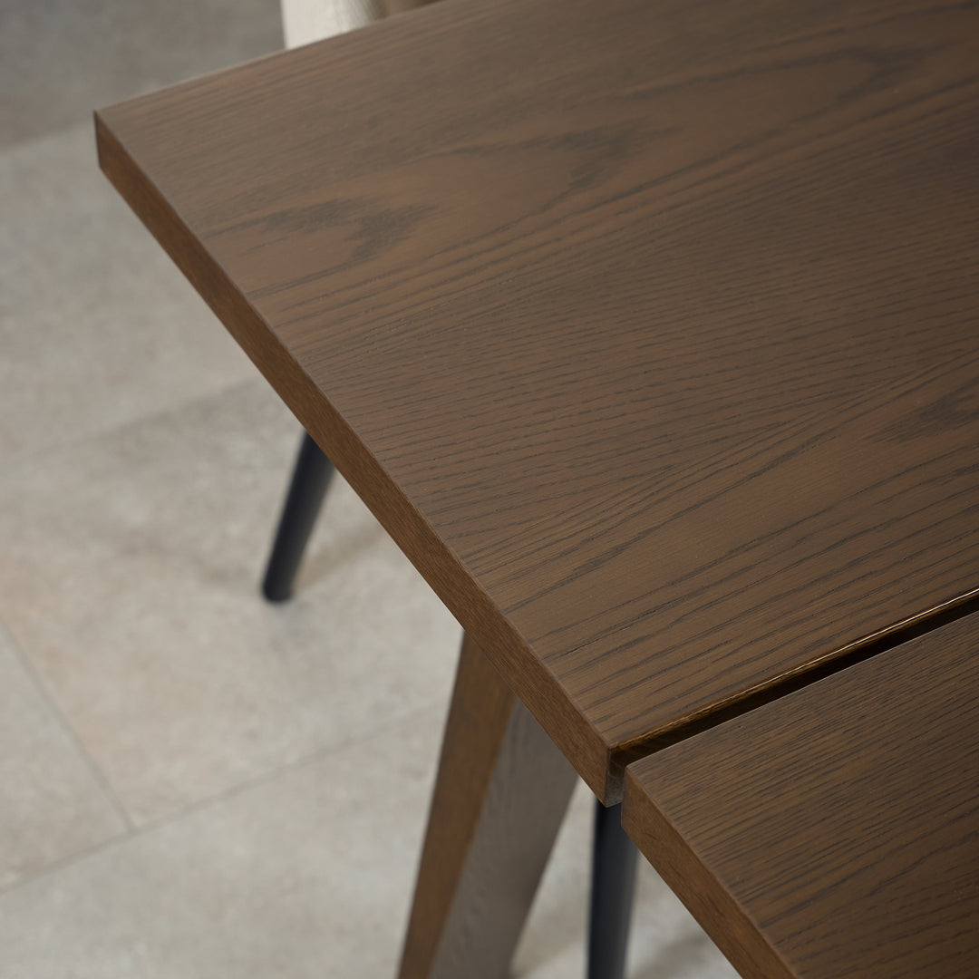 A-Line Extendable Dining Table in Smoked Oak 200/286 x 74.6 x 95cm