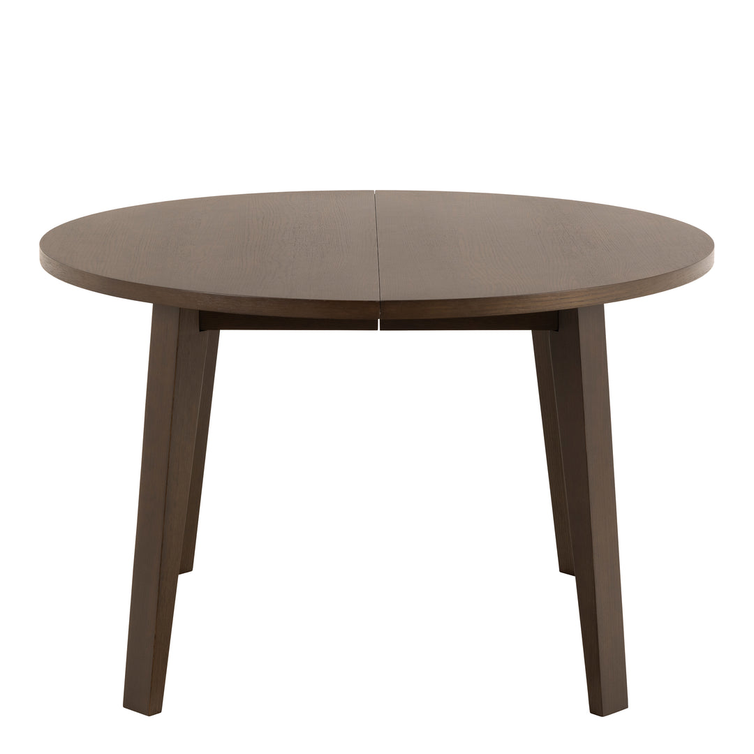 A-Line Round Dining Table Smoked Oak