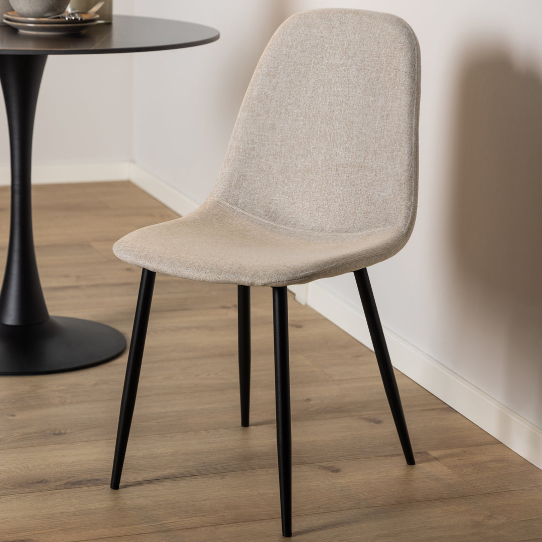 Celia Dining Chair in Beige Set of 4