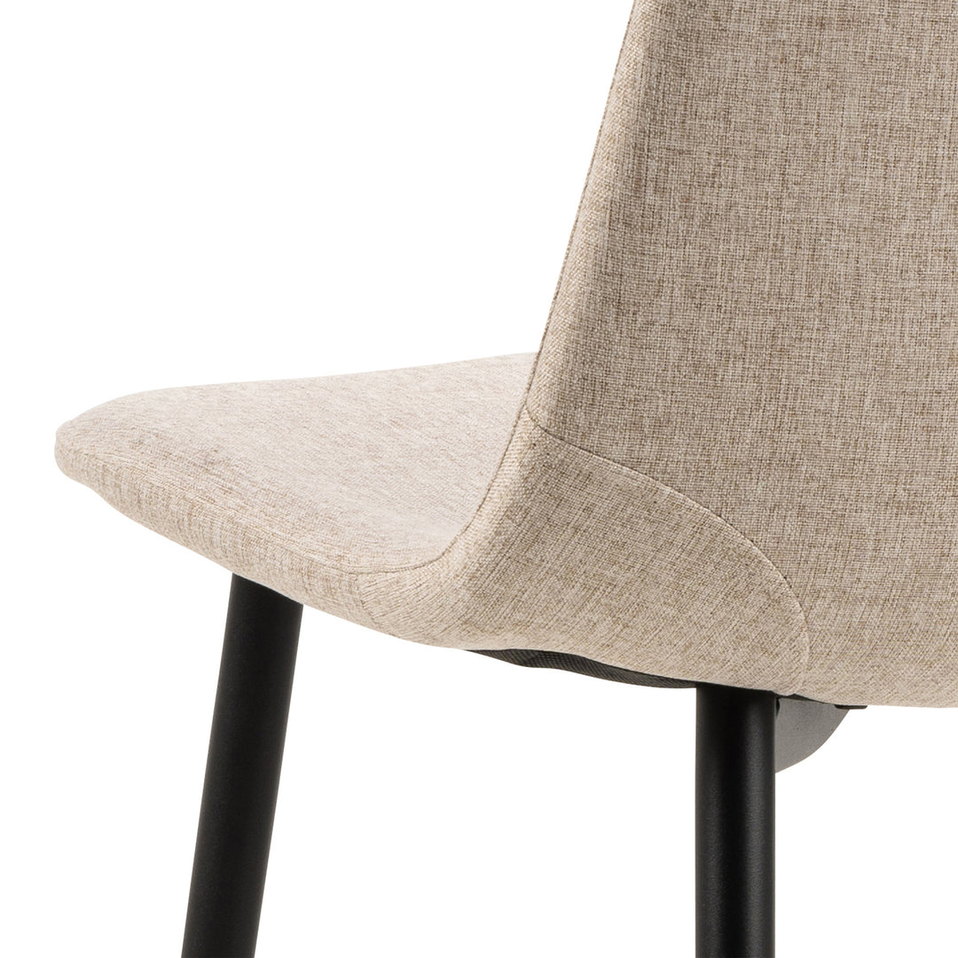 Celia Dining Chair in Beige Set of 4