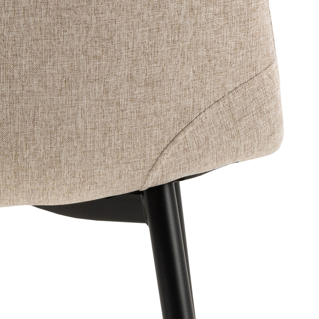 Celia Dining Chair in Beige Set of 4