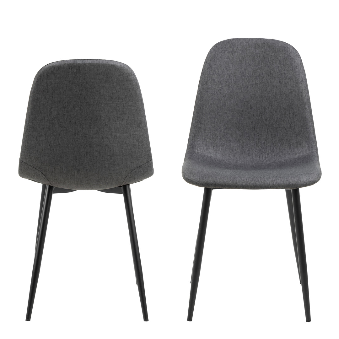 Celia Dining Chair in Light Grey Set of 4