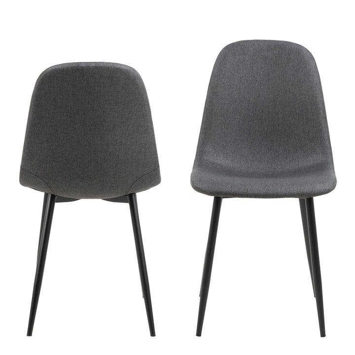 Celia Dining Chair in Light Grey Set of 4