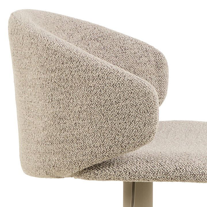 Ella Swivel Beige Bar Stool Set of 2