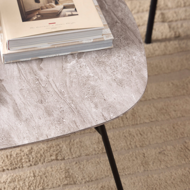Caracas Coffee Table with Grey Marble Effect
