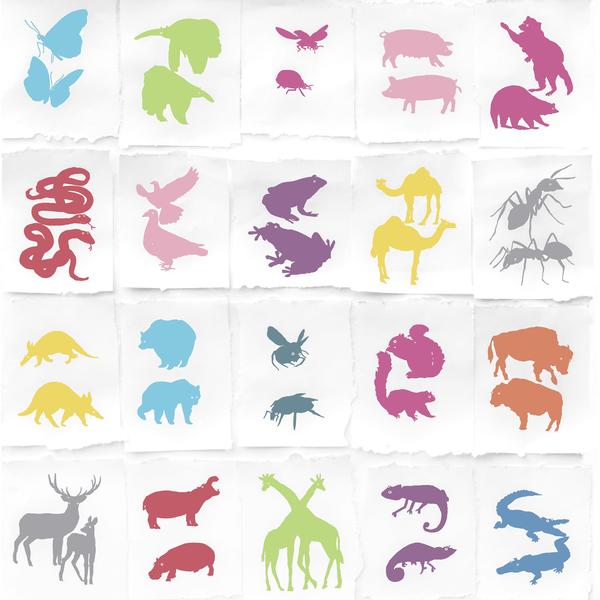 Two by Two Wallpaper, Wallpaper, Multi - Andrew Martin