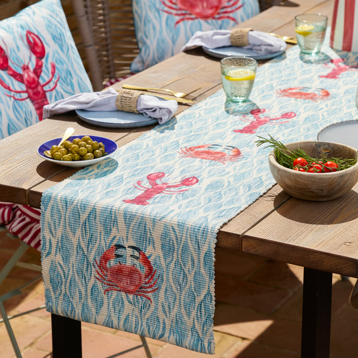 Abersoch Lobster 45x45 Outdoor Cushion Case Marine - image 6