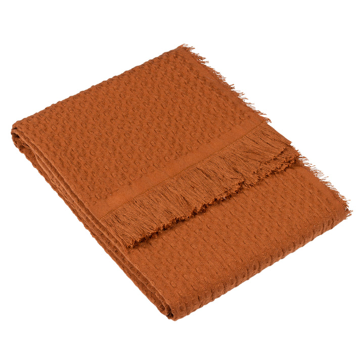 Abel Waffle Throw 130x180 Pecan - image 2