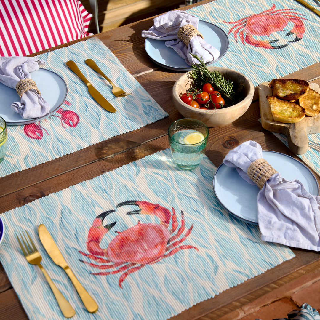 Abersoch Set Of 4 Placemats Marine