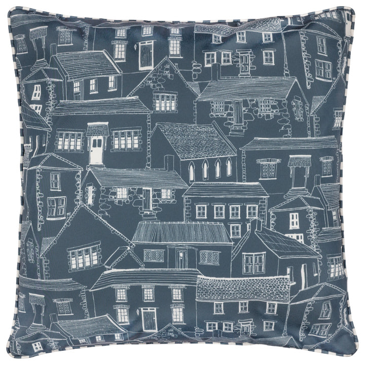 Abersoch Town 45x45 Outdoor Cushion Case Sail Blue - image 3