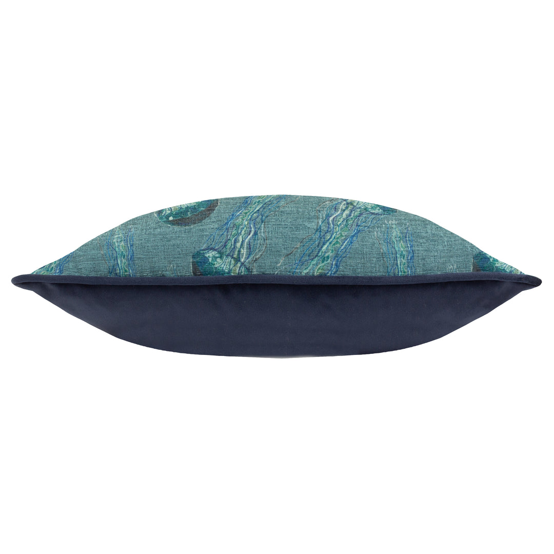 ABYSS JELLYFISH 43X43 CUSHION CASE PETROL