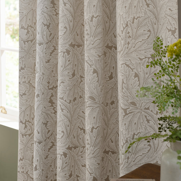 Acanthus 117x183 Pencil Pleat Curtains Linen - image 2