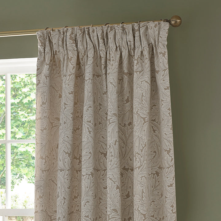 Acanthus 117x183 Pencil Pleat Curtains Linen - image 3