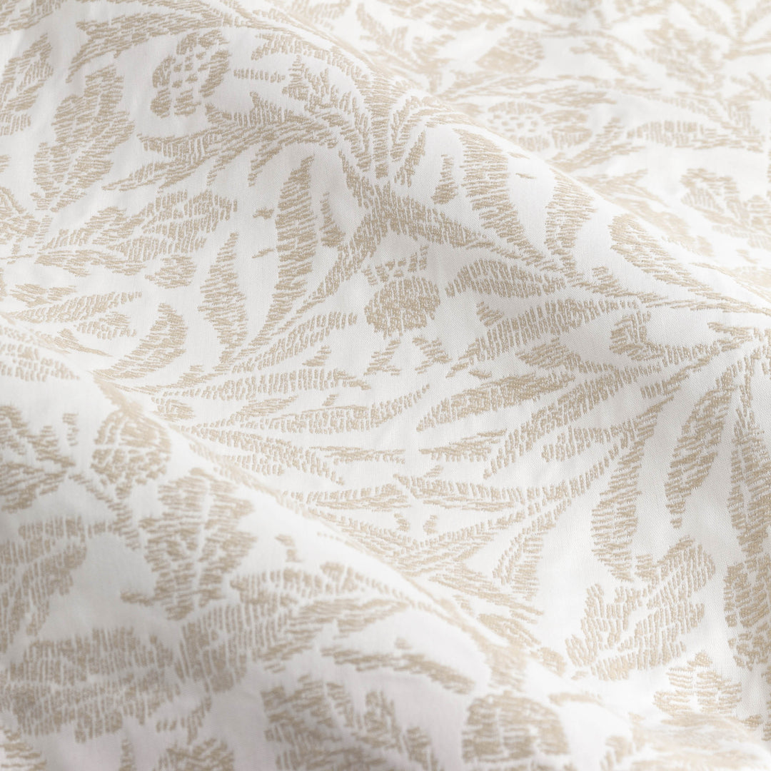 Acorn Tonal 167x137 Pencil Pleat Curtains Ivory - image 6