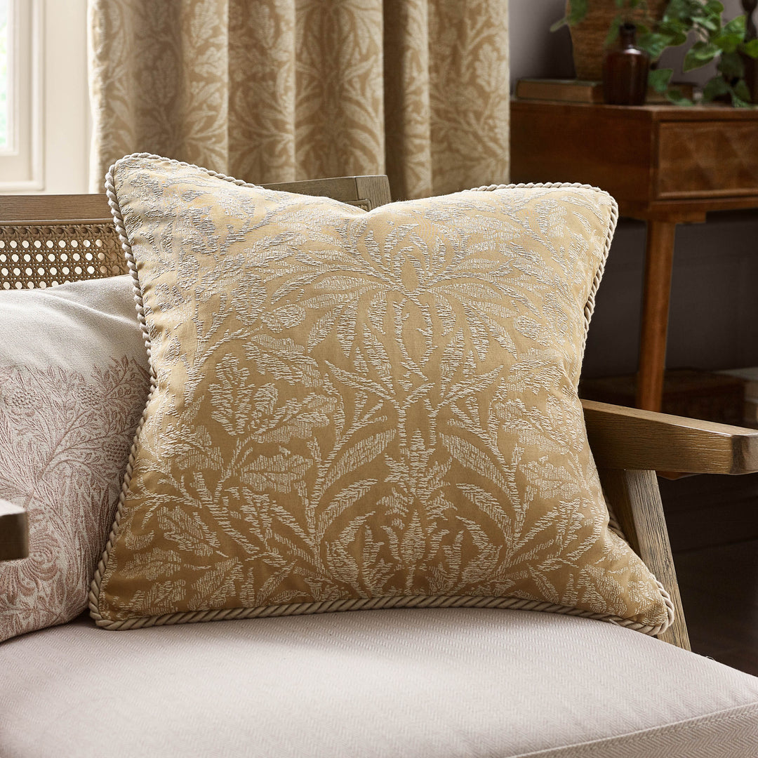 Acorn Tonal 50x50 Cushion Case Gold