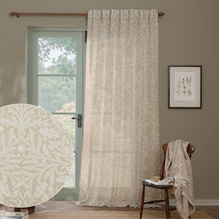 Acorn 290x250 Panel Curtains Linen