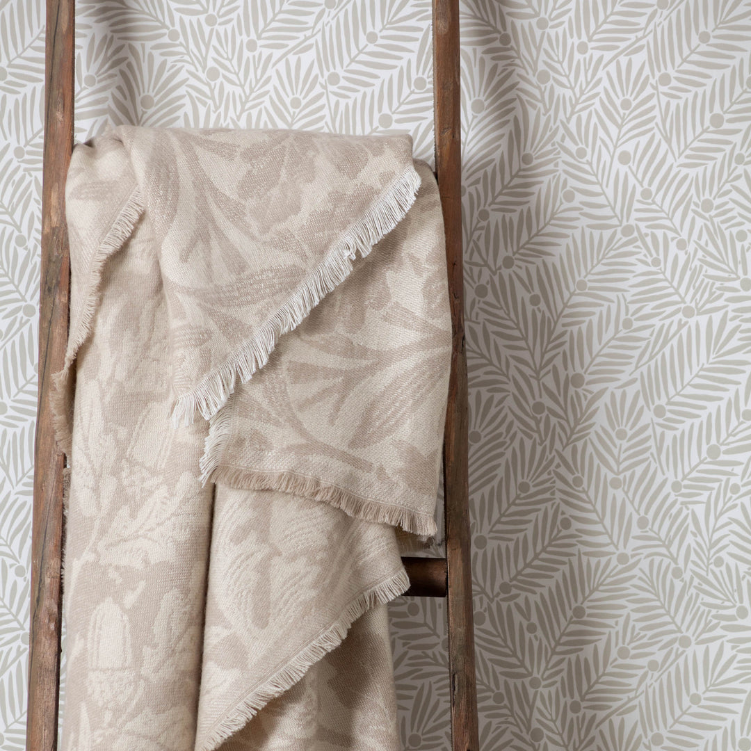 Acorn Tonal 130x170 Throw Linen - image 5