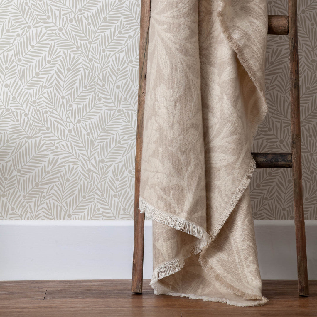 Acorn Tonal 130x170 Throw Linen