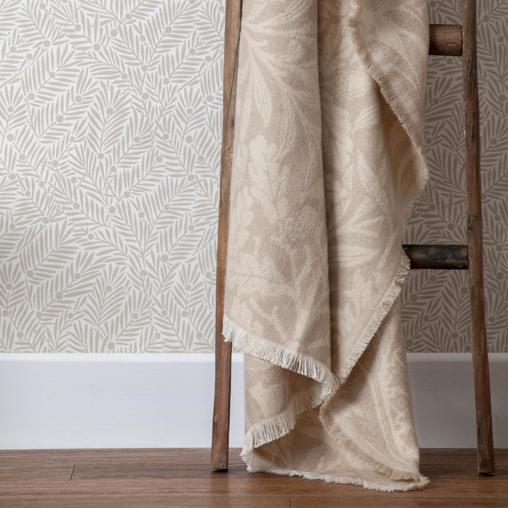 Acorn Tonal 130x170 Throw Linen