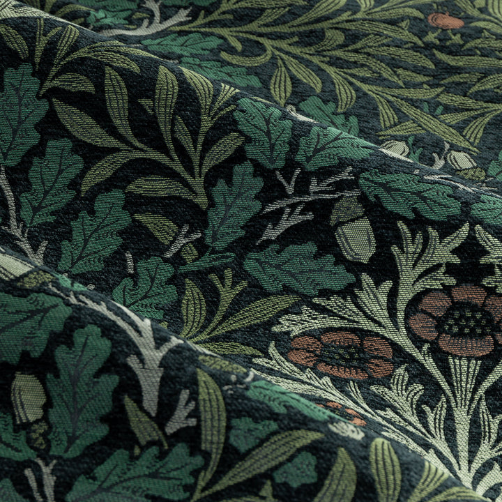 Acorn Multi 228x137 Pencil Pleat Curtains Thyme/Forest - image 5