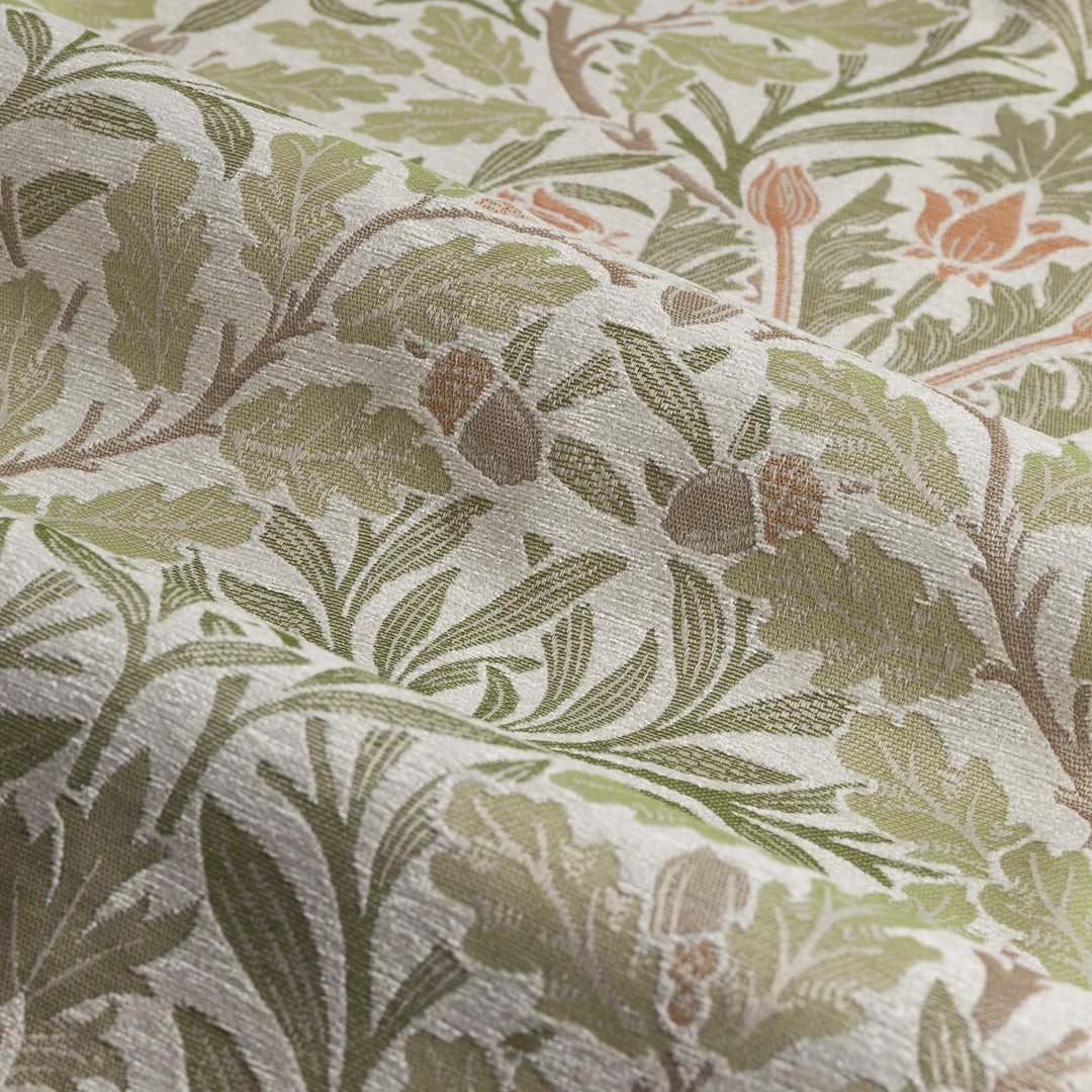Acorn Multi 228x182 Pencil Pleat Curtains Stone/Sage - image 5
