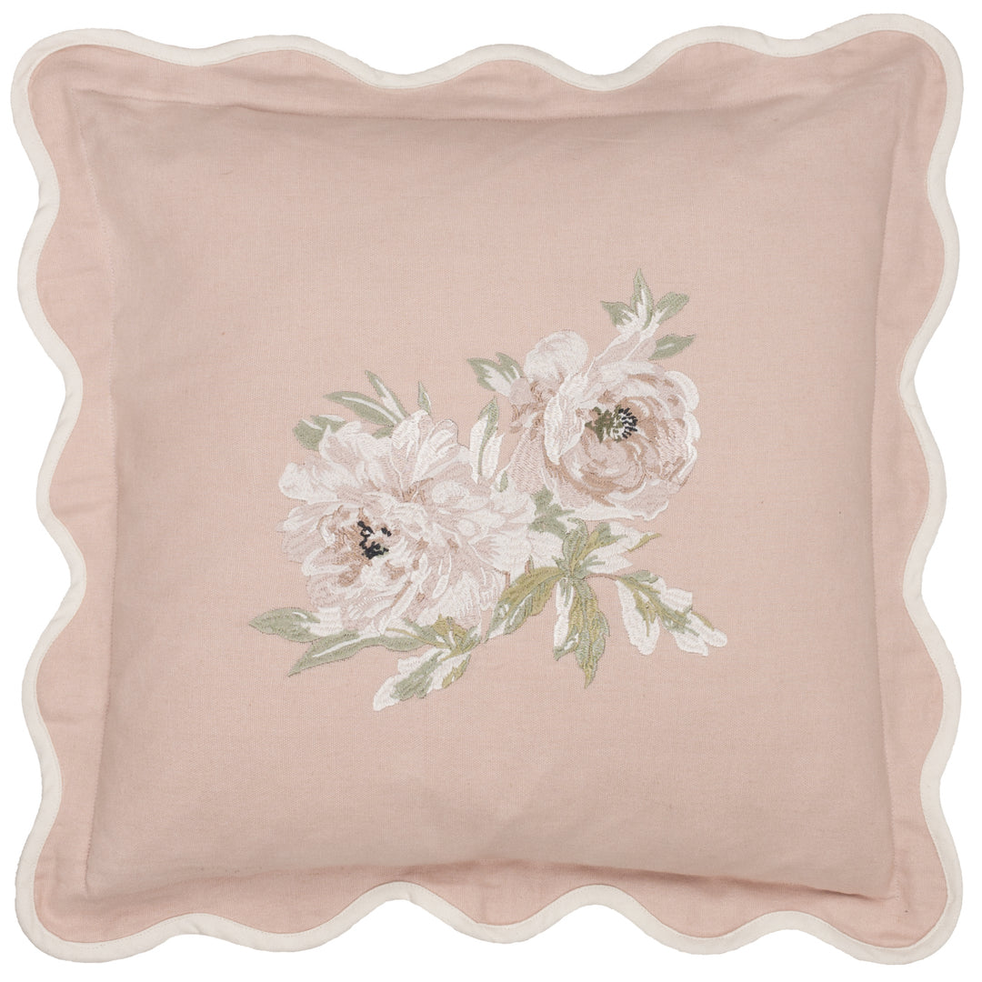 Adele Embroidery 45x45 Cushion Case Rose - image 2