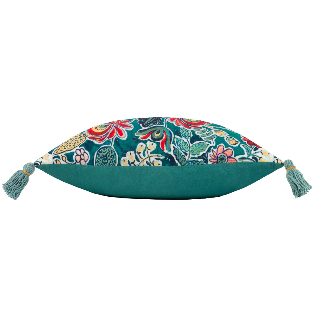 ADELINE 30X50 CUSHION CASE MULTI/TEAL