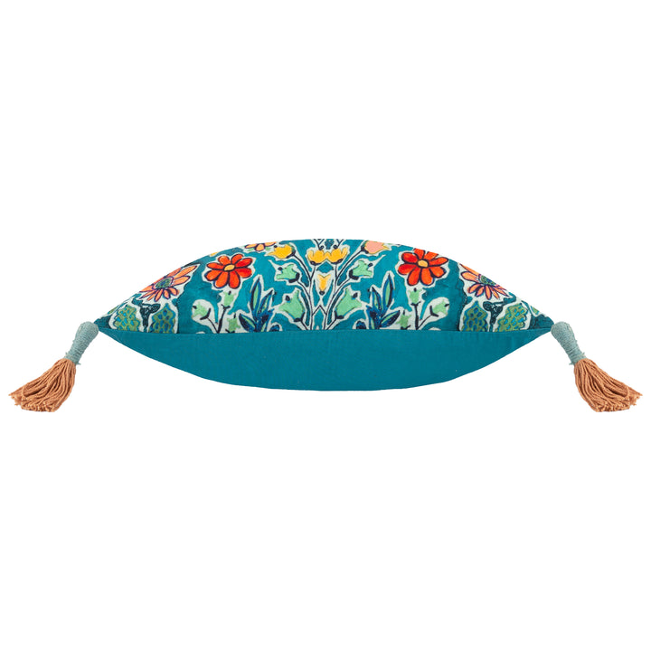 ADELINE 50X50 CUSHION CASE MULTI/CORAL
