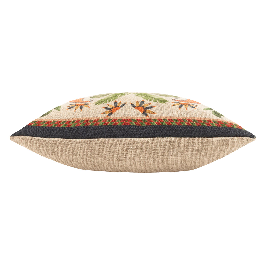 AKAMBA PARROT DUO 43X43 CUSHION CASE MULTI