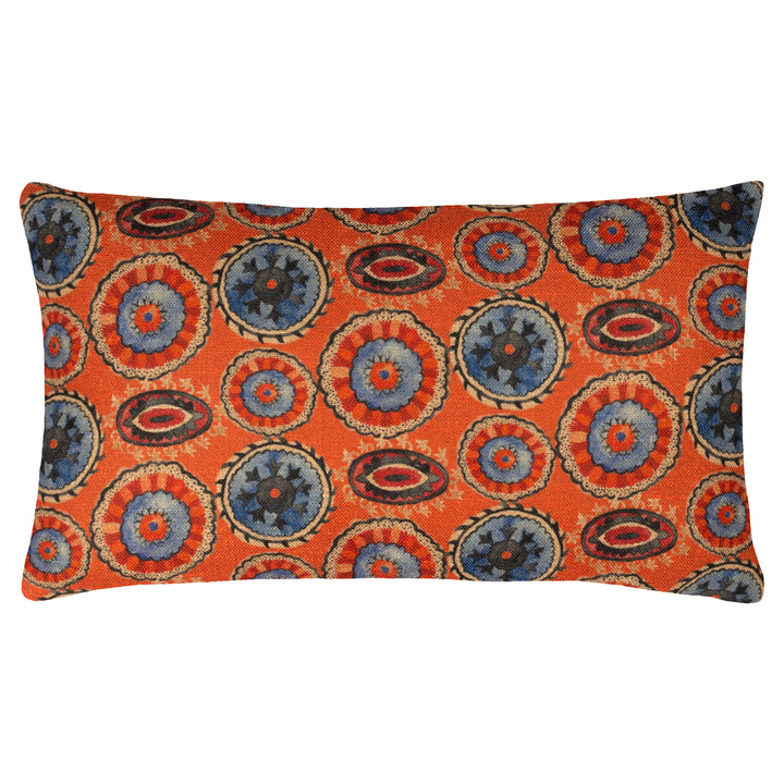 AKAMBA TRIBAL 30X50 CUSHION CASE TANGERINE