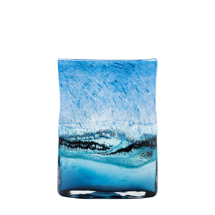 ALABORG GLASS VASE COBALT