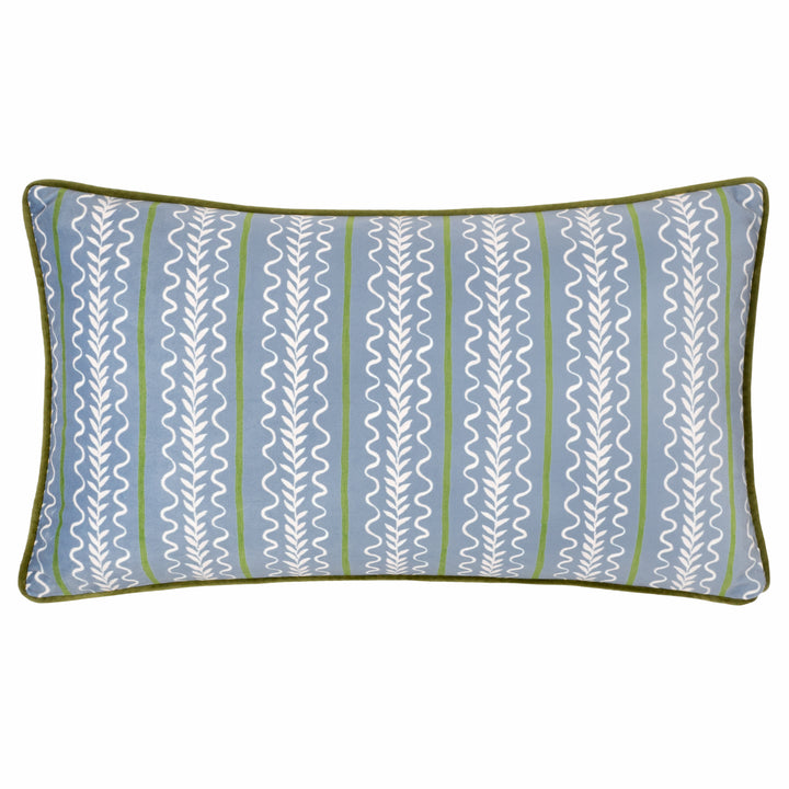 ALBERA STRIPE 30X50 CUSHION CASE FRENCH BLUE