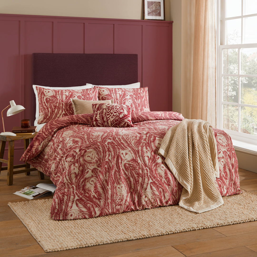 Albus Double Duvet Set Redwood